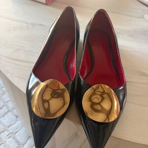 Tory Burch patos flat calf leather 9.5
